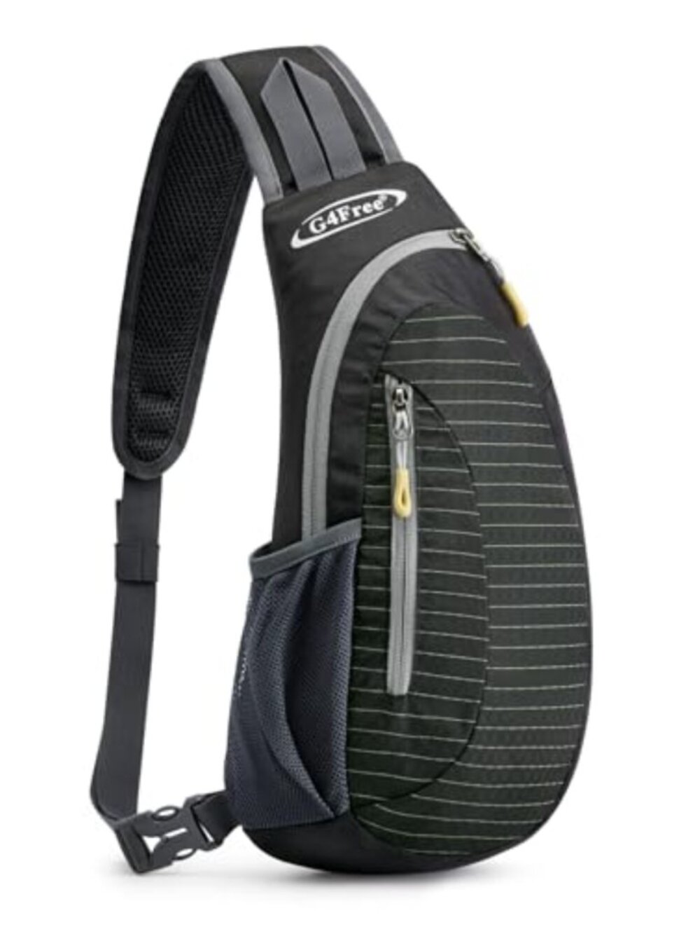 Water Resistant Nylon Sling Bag Crossbody Backpack for Travel Outdoor
